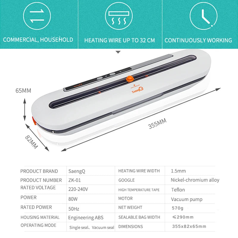 Automatic Food Vacuum Sealer