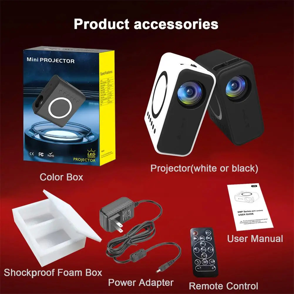 Mini Portable HD Projector