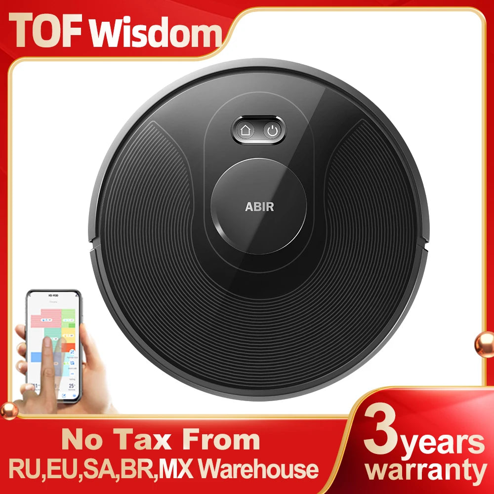 ABIR X8 Robot Vacuum Cleaner Laser System